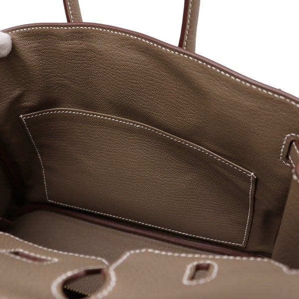 エルメス バーキン25 エトゥープ/ゴールド金具 トゴ G刻印 HERMES Birkin ハンドバッグ