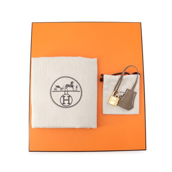 エルメス バーキン25 エトゥープ/ゴールド金具 トゴ G刻印 HERMES Birkin ハンドバッグ