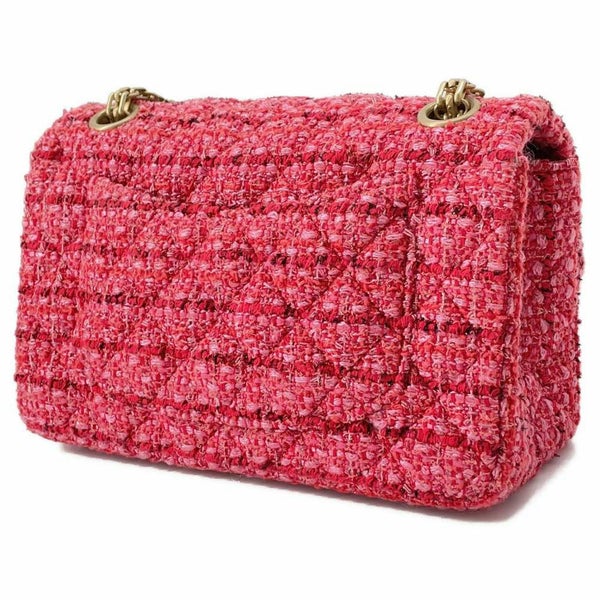 シャネル チェーンショルダーバッグ マトラッセ 2.55 ミニ ツイード AS0874 CHANEL バッグ