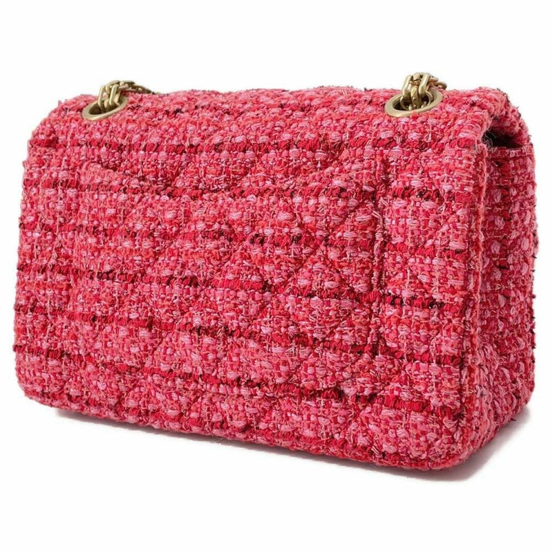 シャネル チェーンショルダーバッグ マトラッセ 2.55 ミニ ツイード AS0874 CHANEL バッグ