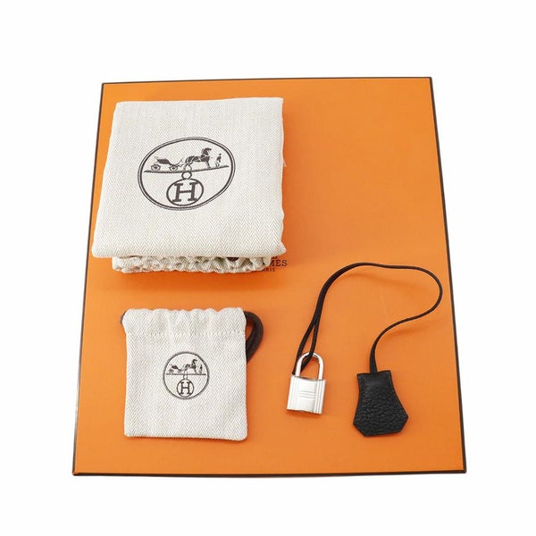 エルメス ボディバッグ ケリー アッカドPM ブラック/シルバー金具 トゴ W刻印 メンズ 黒