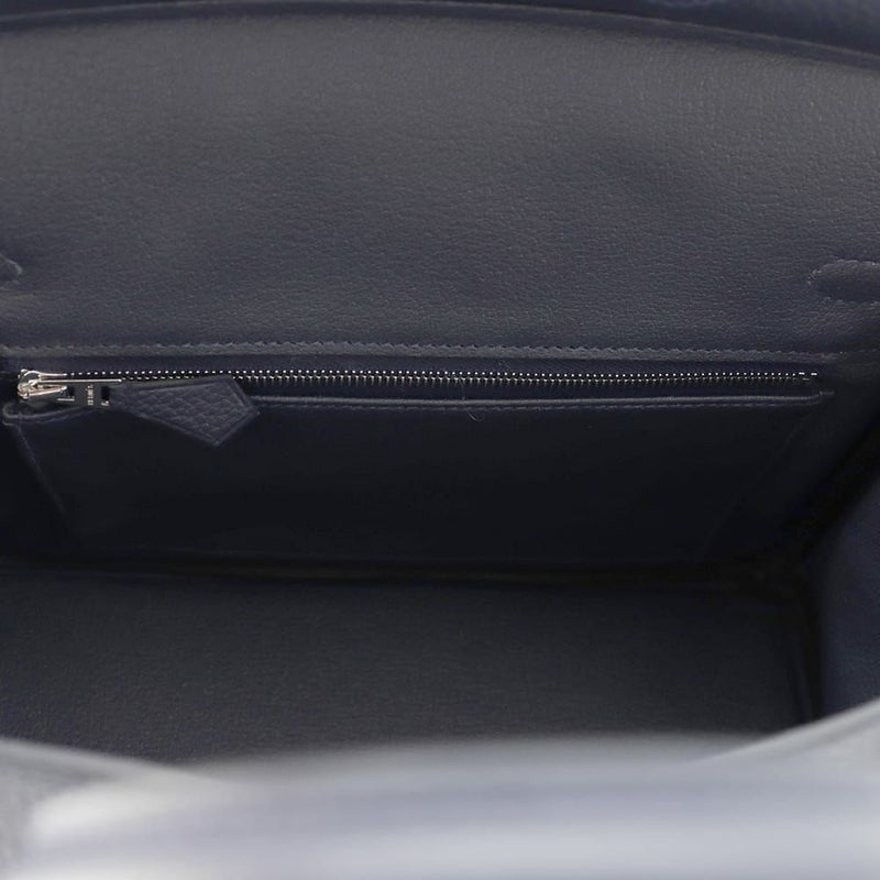 エルメス バーキン25 ブルーニュイ/シルバー金具 トゴ W刻印 HERMES Birkin ハンドバッグ