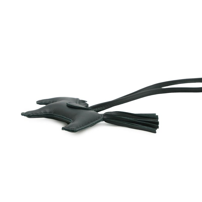 エルメス バッグチャーム ロデオ PM ヴェールシプレ ラムスキン D刻印 HERMES