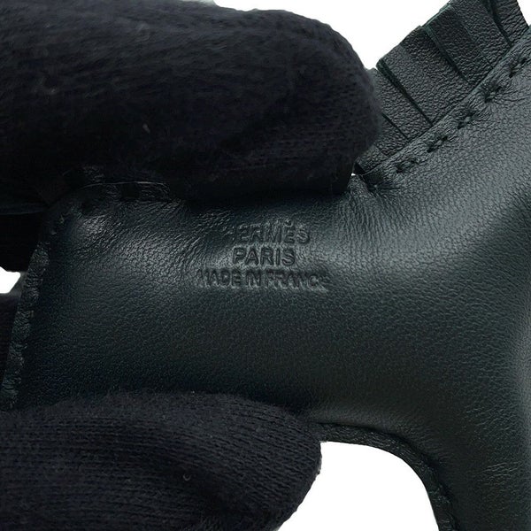 エルメス バッグチャーム ロデオ PM ヴェールシプレ ラムスキン D刻印 HERMES