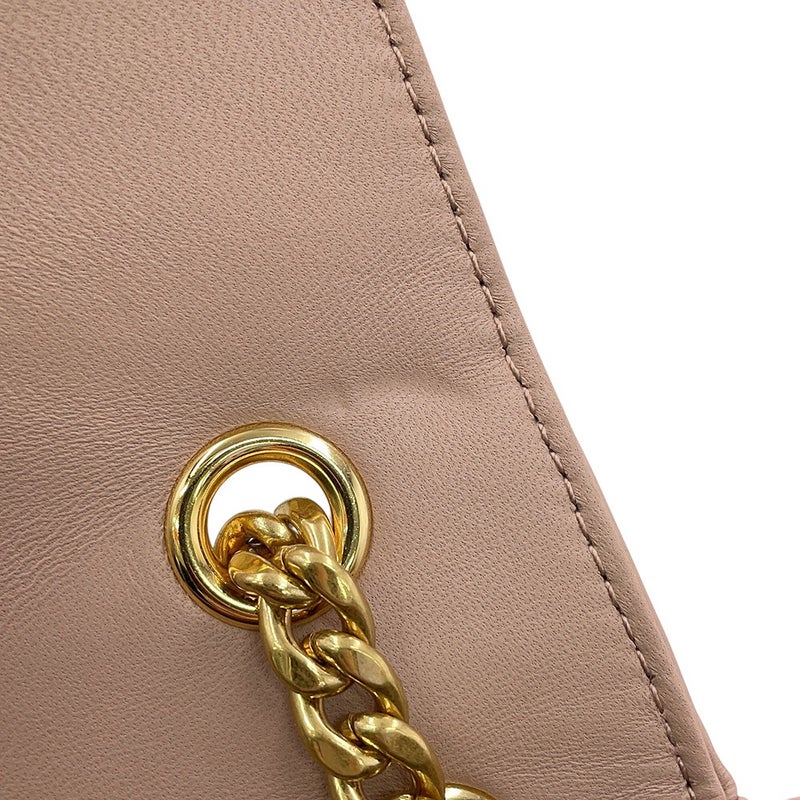 プラダ チェーンショルダーバッグ ギャザー ナッパレザー 1BD235 PRADA