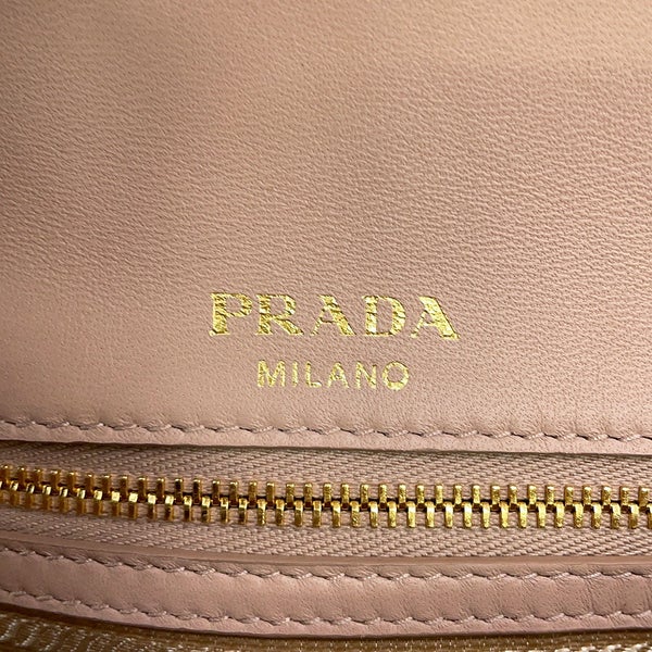 プラダ チェーンショルダーバッグ ギャザー ナッパレザー 1BD235 PRADA