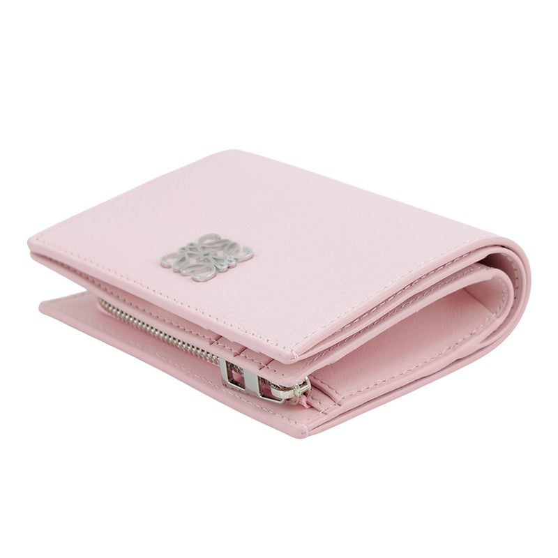 ロエベ 二つ折り財布 アナグラム コンパクト ウォレット ペブルグレインカーフレザー C821NCWX03 LOEWE