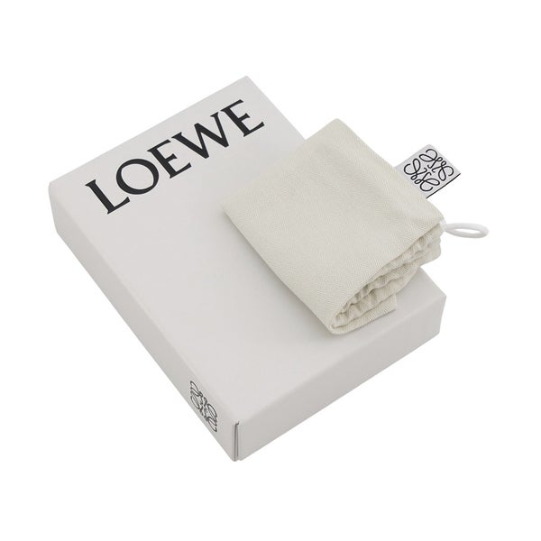 ロエベ 二つ折り財布 アナグラム コンパクト ウォレット ペブルグレインカーフレザー C821NCWX03 LOEWE