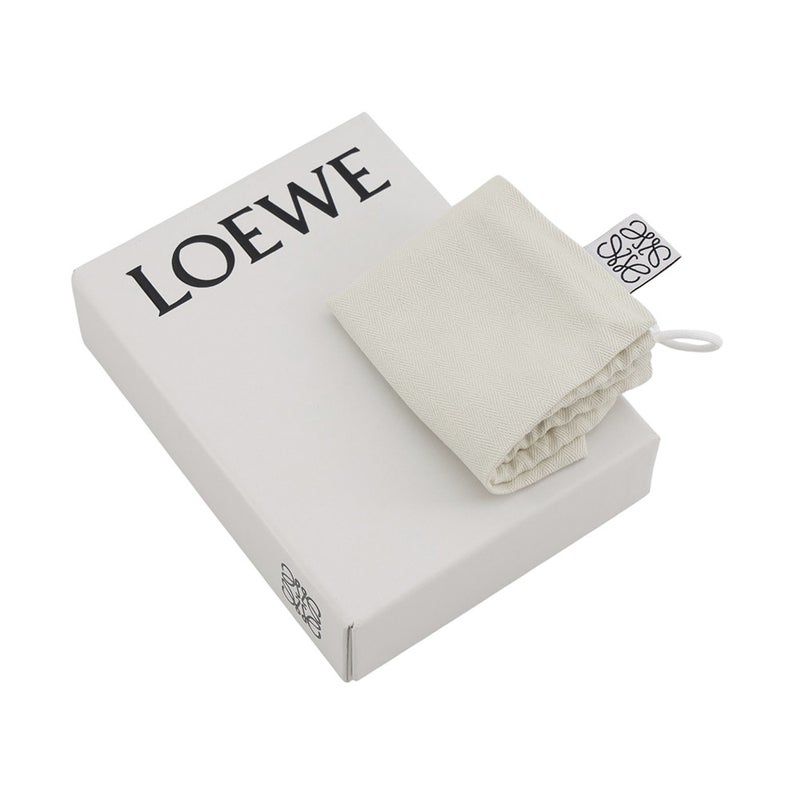 ロエベ 二つ折り財布 アナグラム コンパクト ウォレット ペブルグレインカーフレザー C821NCWX03 LOEWE
