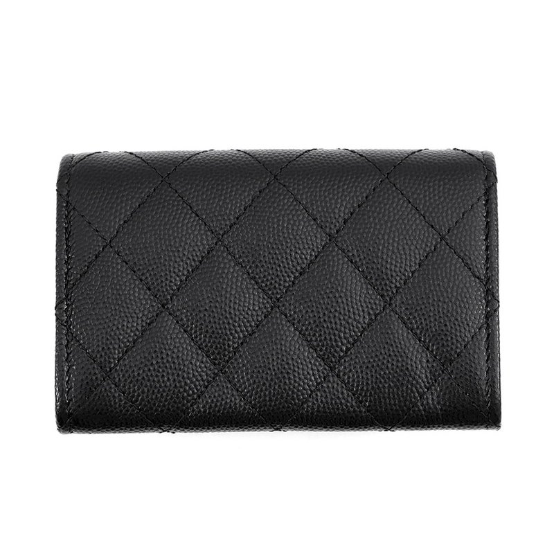 シャネル カードケース マトラッセ ココマーク キャビアスキン ラインストーン AP4178 CHANEL 名刺入れ 黒