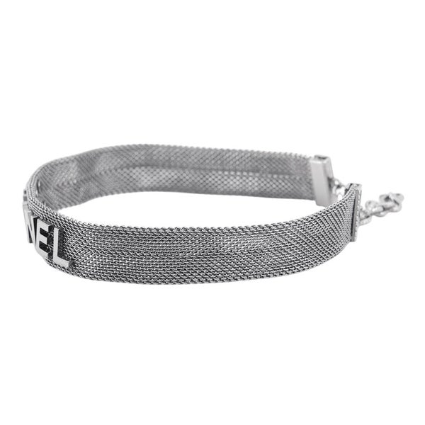 シャネル ネックレス ロゴ メッシュ チョーカー A17A CHANEL アクセサリー