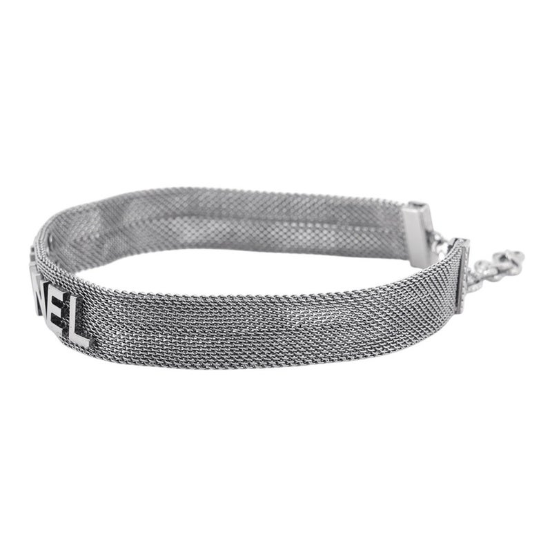 シャネル ネックレス ロゴ メッシュ チョーカー A17A CHANEL アクセサリー