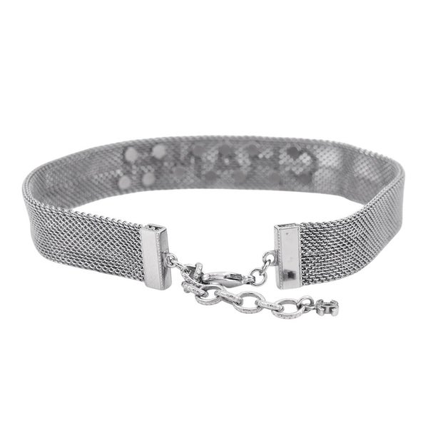 シャネル ネックレス ロゴ メッシュ チョーカー A17A CHANEL アクセサリー
