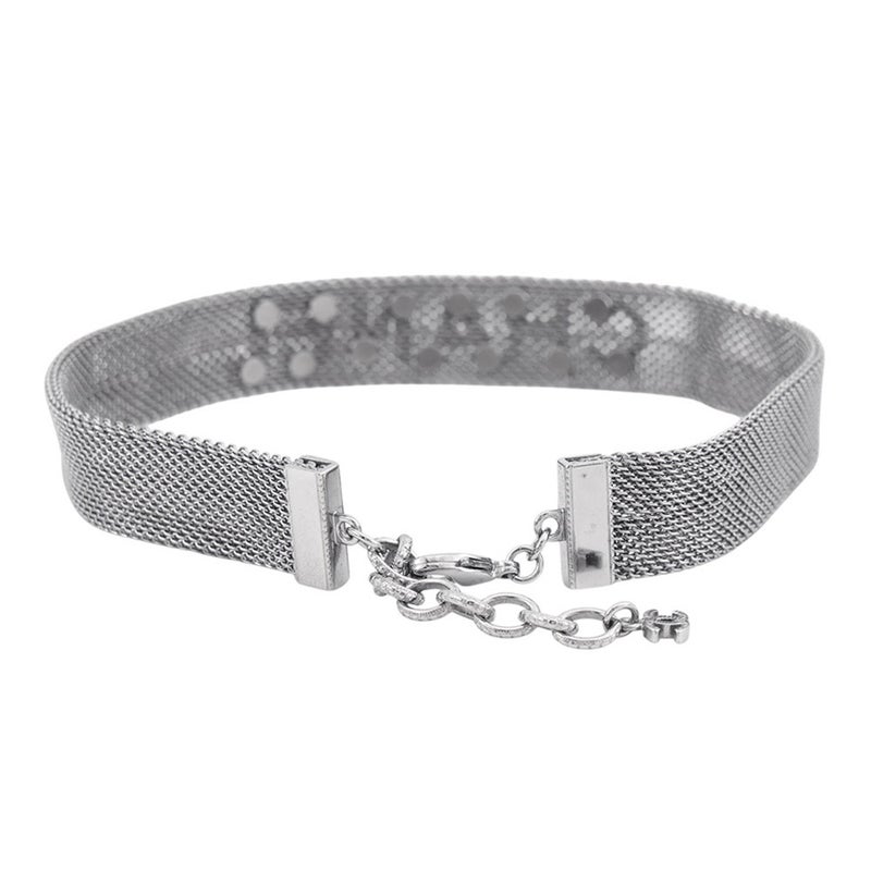 シャネル ネックレス ロゴ メッシュ チョーカー A17A CHANEL アクセサリー