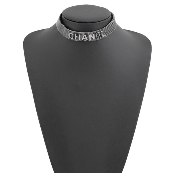 シャネル ネックレス ロゴ メッシュ チョーカー A17A CHANEL アクセサリー