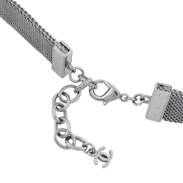 シャネル ネックレス ロゴ メッシュ チョーカー A17A CHANEL アクセサリー