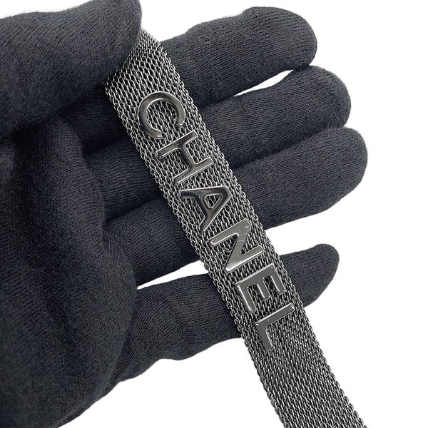 シャネル ネックレス ロゴ メッシュ チョーカー A17A CHANEL アクセサリー