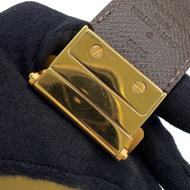 ルイヴィトン ベルト ダミエ・エベヌ サンチュール・アンヴァントゥール リバーシブル 35MM サイズ95 M9677 LOUIS VUITTON