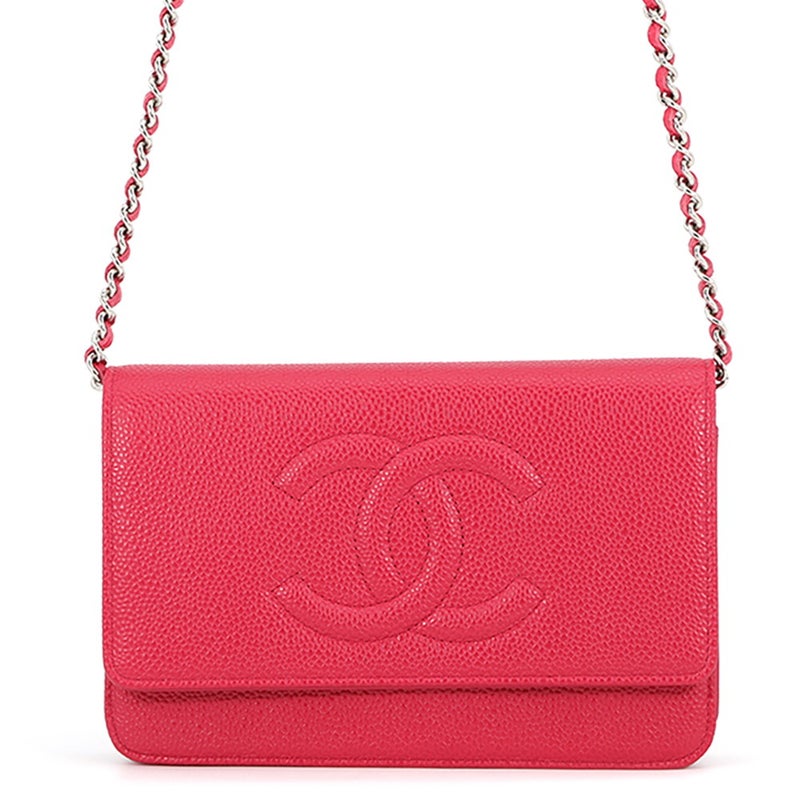 シャネル チェーンウォレット ココマーク キャビアスキン A48654 CHANEL 財布
