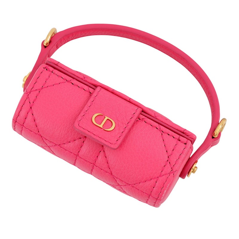 クリスチャン・ディオール リップスティックホルダー カロ CARO カナージュ グレインカーフレザー S5112WHPL Christian Dior