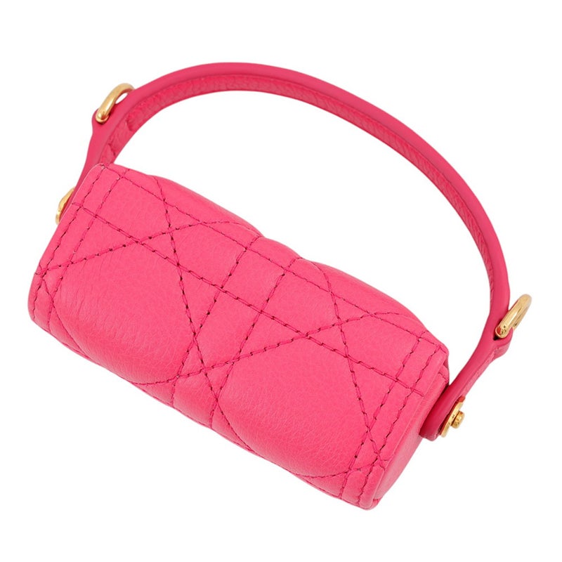 クリスチャン・ディオール リップスティックホルダー カロ CARO カナージュ グレインカーフレザー S5112WHPL Christian Dior
