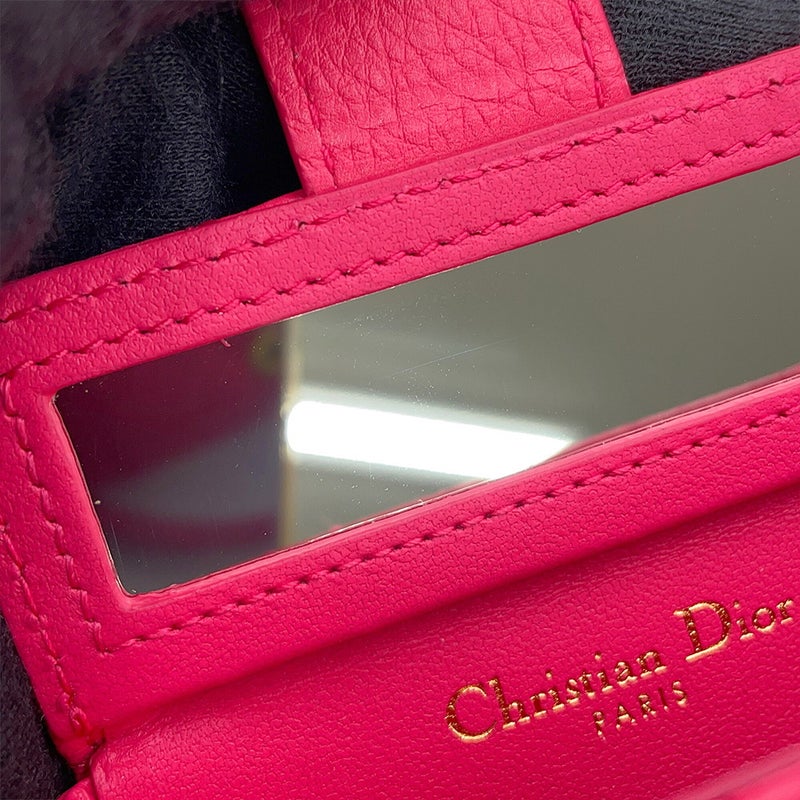 クリスチャン・ディオール リップスティックホルダー カロ CARO カナージュ グレインカーフレザー S5112WHPL Christian Dior