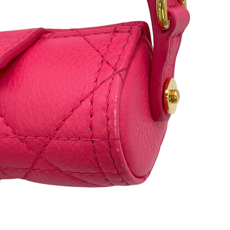 クリスチャン・ディオール リップスティックホルダー カロ CARO カナージュ グレインカーフレザー S5112WHPL Christian Dior