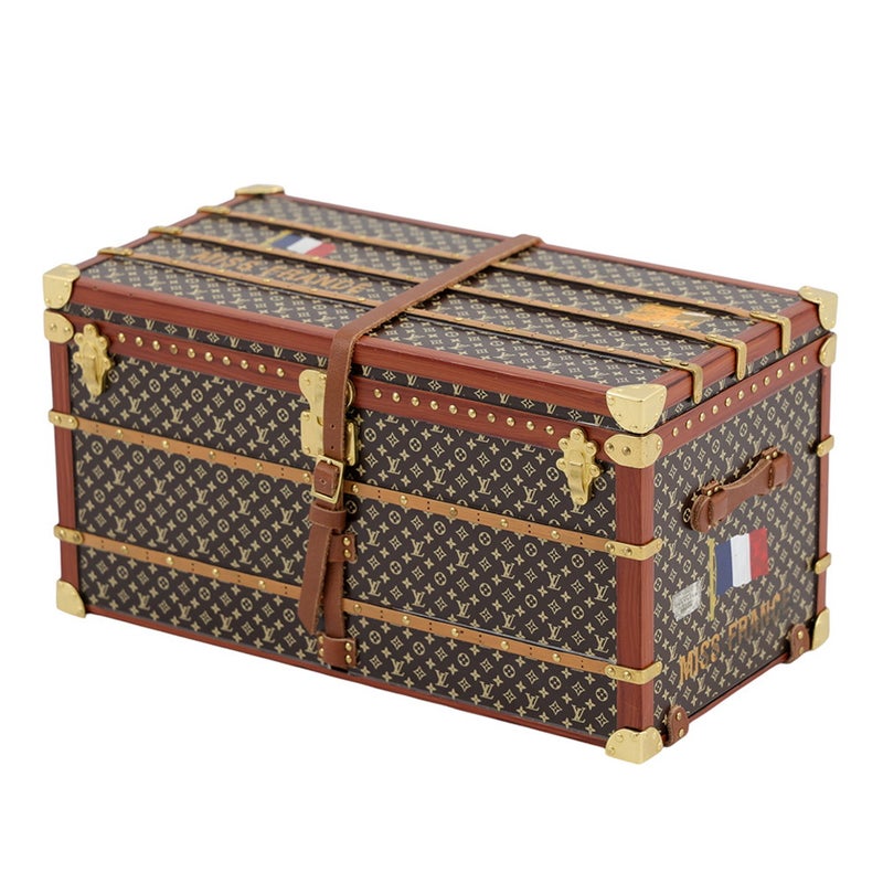 ルイヴィトン ノベルティ モノグラム トランク オブジェ ペーパーウェイト MISS FRANCE M99408 LOUIS VUITTON 置物