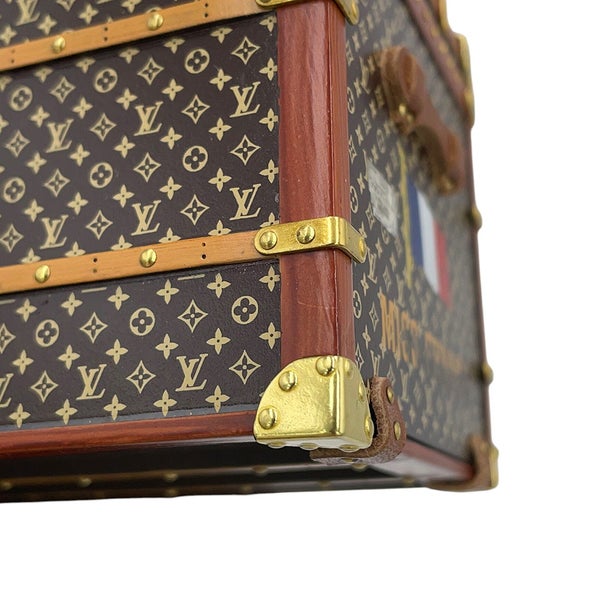 ルイヴィトン ノベルティ モノグラム トランク オブジェ ペーパーウェイト MISS FRANCE M99408 LOUIS VUITTON 置物