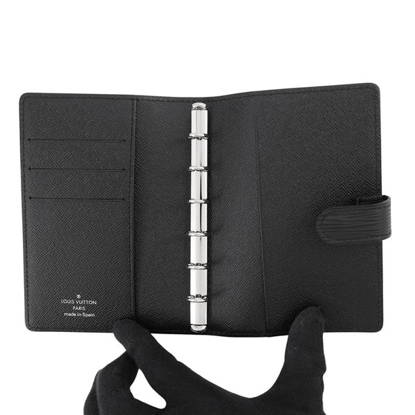 ルイヴィトン 手帳カバー エピ アジェンダPM R20052 LOUIS VUITTON ヴィトン 手帳 ノート ブラック 黒