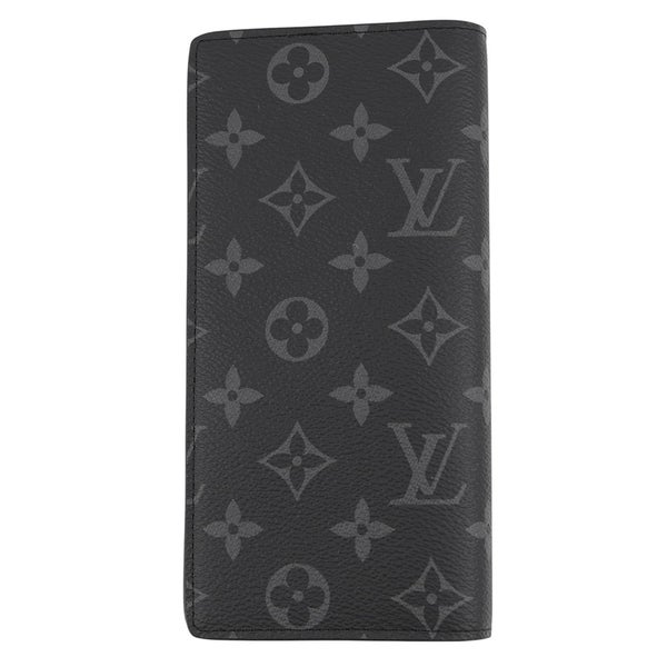 ルイヴィトン 長財布 モノグラム・エクリプス ポルトフォイユ・ブラザ M61697 LOUIS VUITTON ブラック 黒