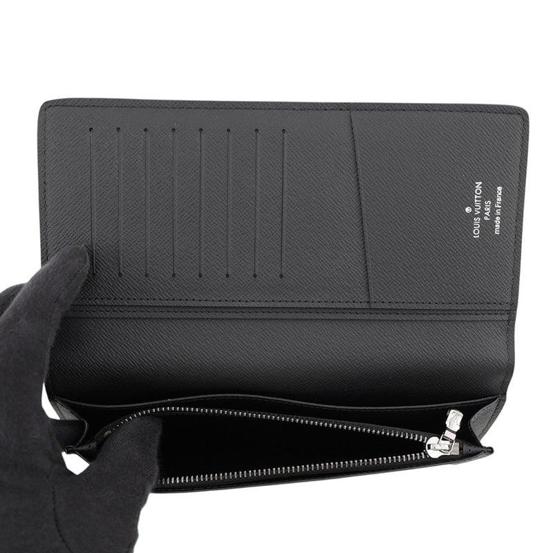 ルイヴィトン 長財布 モノグラム・エクリプス ポルトフォイユ・ブラザ M61697 LOUIS VUITTON ブラック 黒
