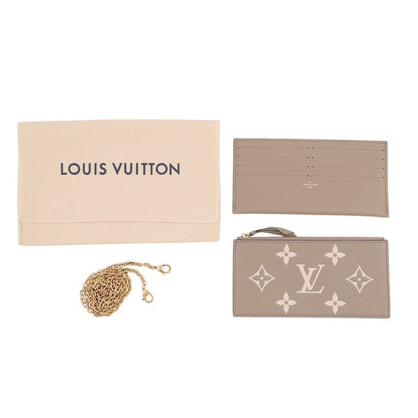 ルイヴィトン チェーンウォレット モノグラム・アンプラント ポシェット・フェリシー M82610 LOUIS VUITTON 長財布