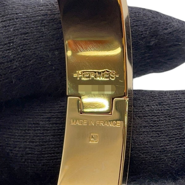 エルメス ブレスレット クリックH クリッククラックPM ホワイト/ゴールド金具 HERMES アクセサリー 白