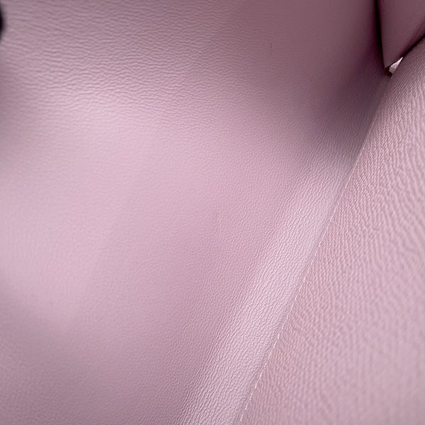 エルメス 長財布 コンスタンス トゥーゴー ロング モーヴペール/ラッカー/シルバー金具 エプソン K刻印 財布