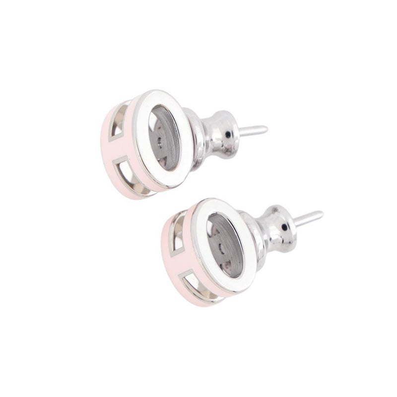 エルメス ピアス ミニ・ポップアッシュ ピンク/シルバー金具 HERMES アクセサリー