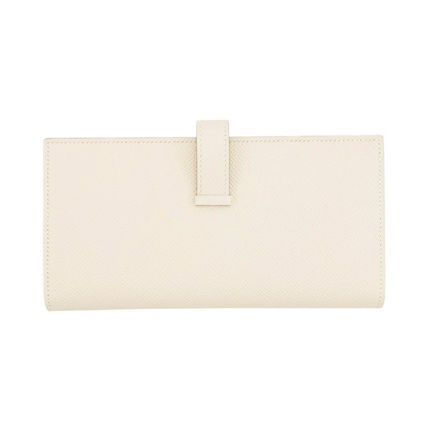 エルメス 長財布 ベアンスフレ マチ有りクレ/ゴールド金具 エプソン G刻印 財布