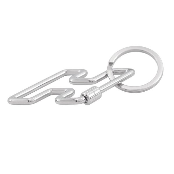 エルメス キーホルダー H・トゥ・スピード シルバー金具 HERMES キーリング