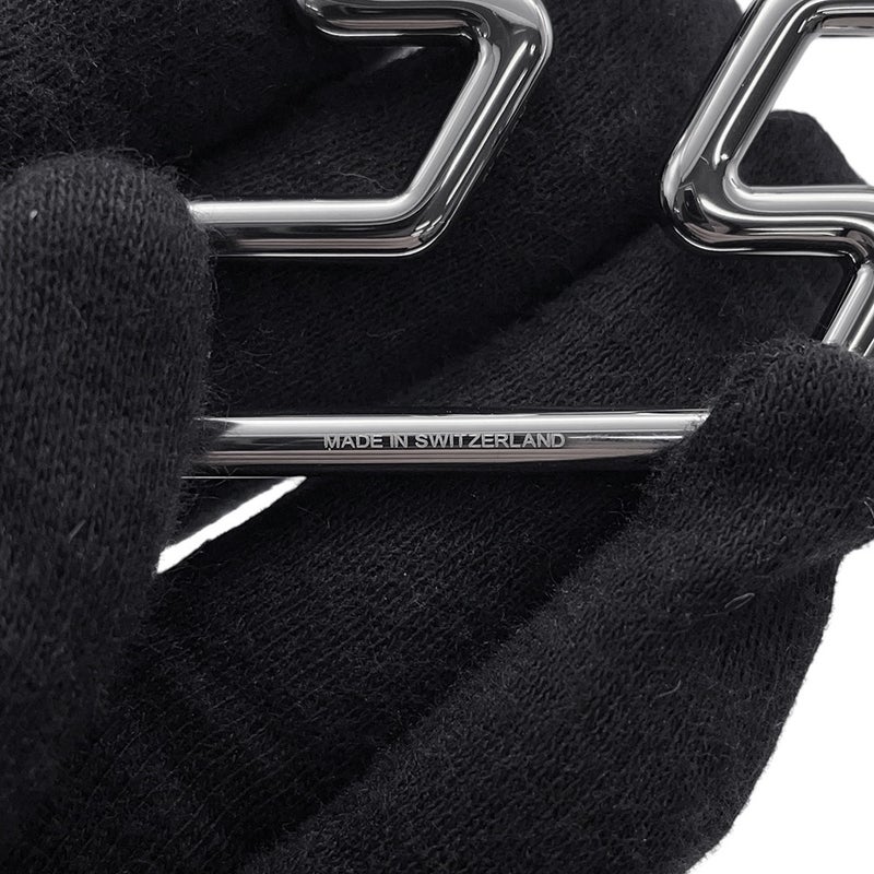エルメス キーホルダー H・トゥ・スピード シルバー金具 HERMES キーリング