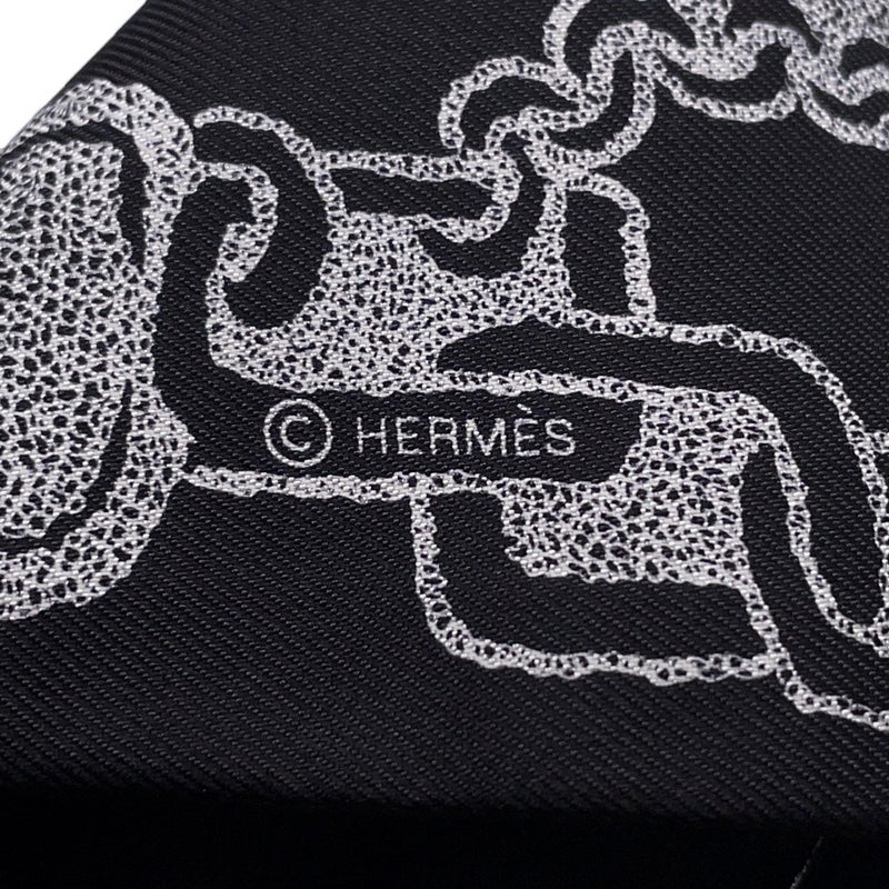 エルメス スカーフ ツイリー ブックル・エ・マイヨン BOUCLES ET MAILLONS HERMES 2026年秋冬 黒
