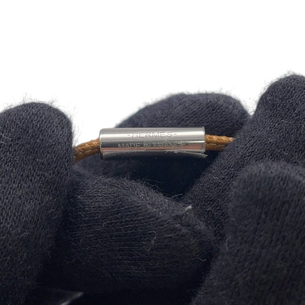 エルメス ネックレス モンプティケリー GM フリンジ セサミ/ルージュクー/シルバー金具 スイフト アクセサリー
