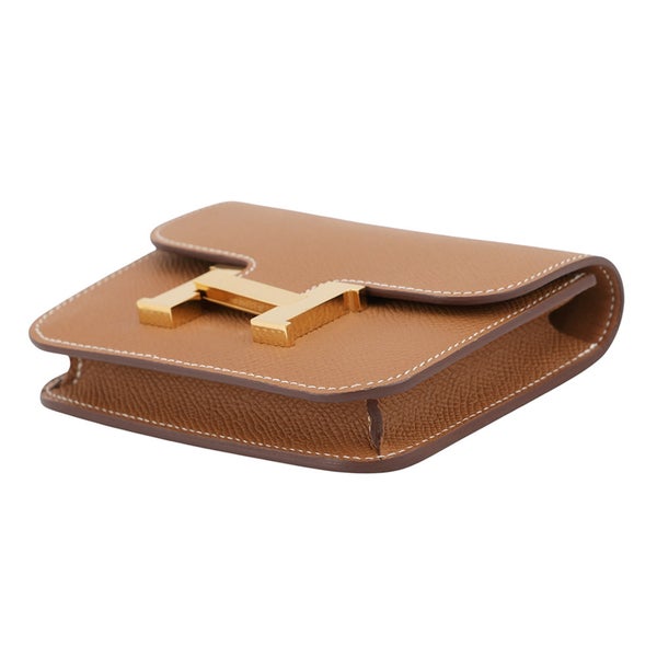 エルメス 財布 コンスタンス スリム ゴールド/ゴールド金具 エプソン W刻印 HERMES 財布