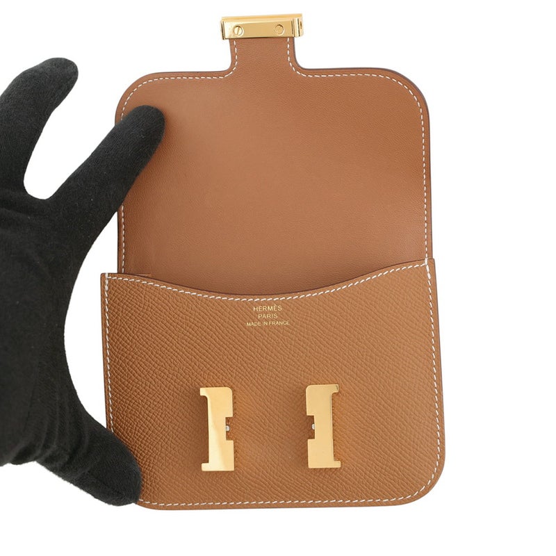 エルメス 財布 コンスタンス スリム ゴールド/ゴールド金具 エプソン W刻印 HERMES 財布