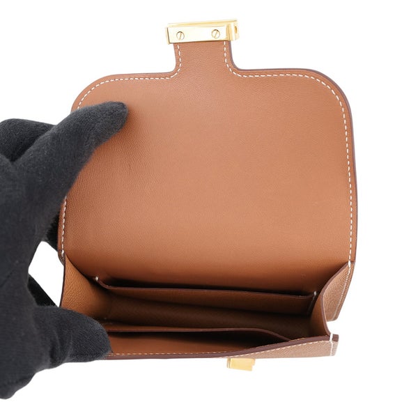 エルメス 財布 コンスタンス スリム ゴールド/ゴールド金具 エプソン W刻印 HERMES 財布