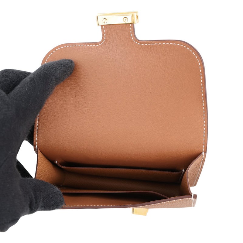 エルメス 財布 コンスタンス スリム ゴールド/ゴールド金具 エプソン W刻印 HERMES 財布