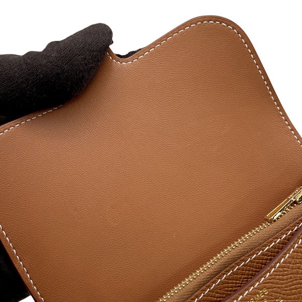 エルメス 財布 コンスタンス スリム ゴールド/ゴールド金具 エプソン W刻印 HERMES 財布