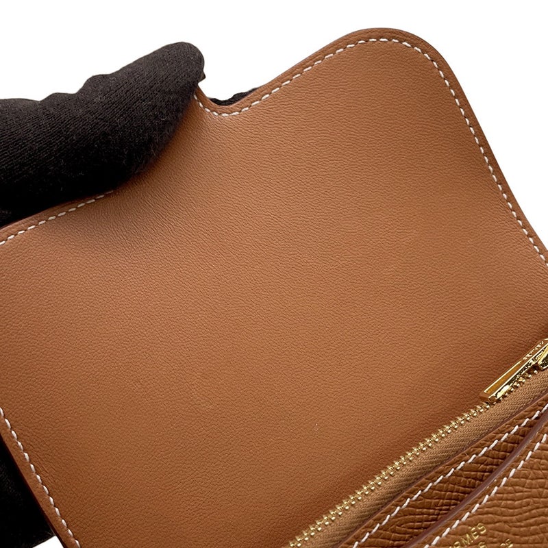 エルメス 財布 コンスタンス スリム ゴールド/ゴールド金具 エプソン W刻印 HERMES 財布