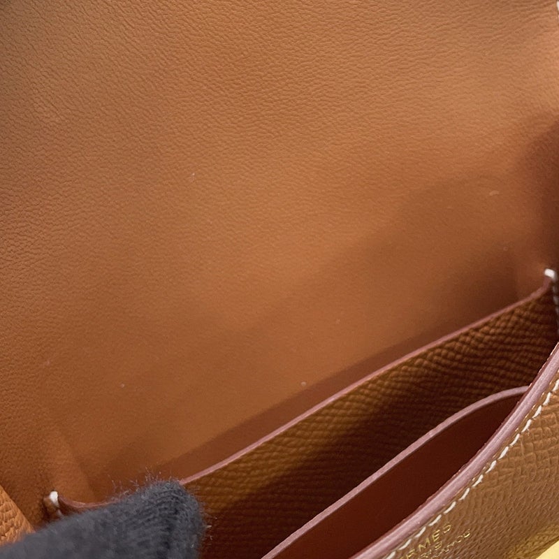 エルメス 財布 コンスタンス スリム ゴールド/ゴールド金具 エプソン W刻印 HERMES 財布