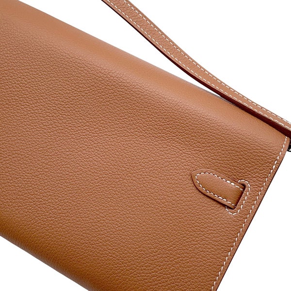 エルメス ケリーウォレット ロング トゥーゴー ゴールド/シルバー金具 エバーカラー K刻印 財布