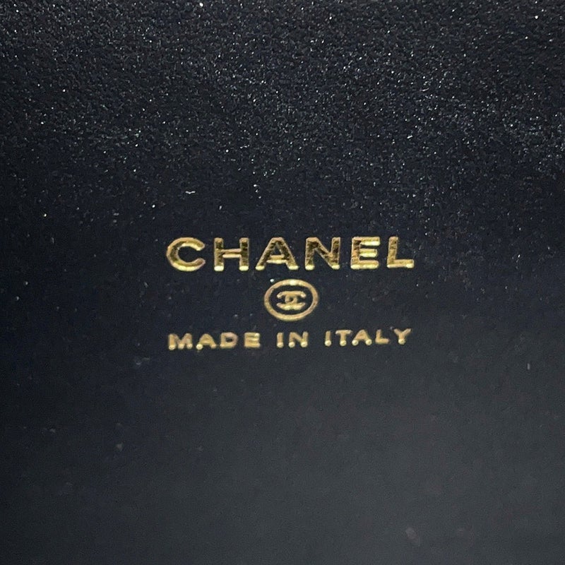 シャネル チェーンショルダーバッグ マトラッセ ココマーク キャビアスキン AP4438 CHANEL 黒